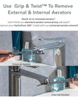 Grip & Twist™ Universal Aerator Removal Wrench