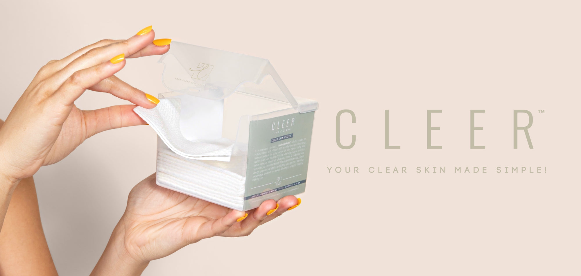 CLEER SKIN CLOTH™ Your Clear Skin Made Simple